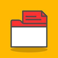 File Contract Vector Icon Design