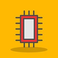 Microchip Vector Icon Design