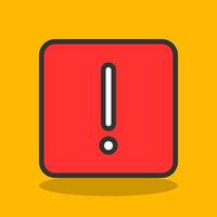 Alert Vector Icon Design