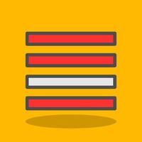 Align Justify Vector Icon Design