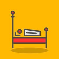 Bed Vector Icon Design