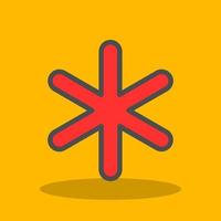 Asterisk Vector Icon Design