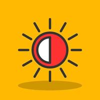 Brightness Vector Icon Design