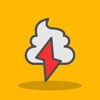 Poo Storm Vector Icon Design