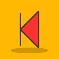 Skip Vector Icon Design