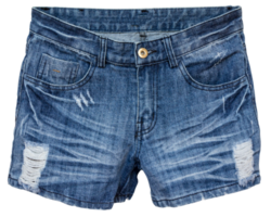 jeans shorts isolerat för design png