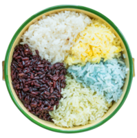 Steamed rice in a lunch box png