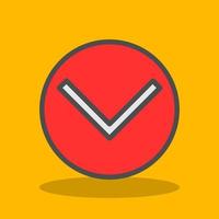Chevron Circle Down Vector Icon Design