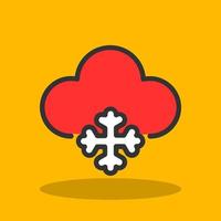 Snow Vector Icon Design