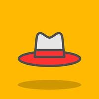 Hat Cowboy Side Vector Icon Design