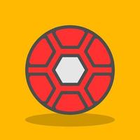 diseño de icono de vector de pelota de fútbol