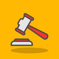 Gavel Vector Icon Design