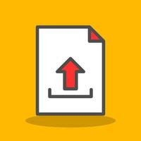 File Upload Vector Icon Design