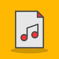 File Audio Vector Icon Design