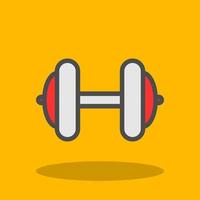 Dumbbell Vector Icon Design