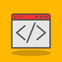 Code Vector Icon Design