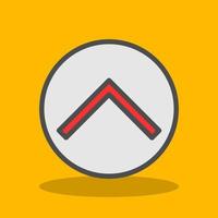 Chevron Circle Up Vector Icon Design