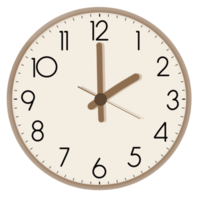 ilustración de reloj de pared png