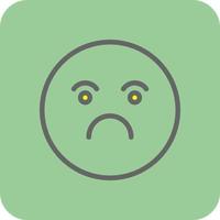 Frown Vector Icon Design