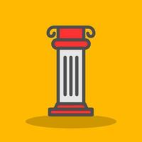 Columns Vector Icon Design