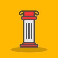 Columns Vector Icon Design