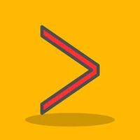 Angle Right Vector Icon Design