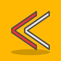 Angle Double Right Vector Icon Design