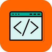 Code Vector Icon Design
