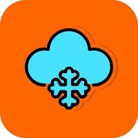 Snow Vector Icon Design