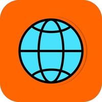 Globe Vector Icon Design