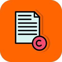 Copyright Vector Icon Design