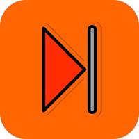 Skip Vector Icon Design