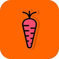 Carrot Vector Icon Design