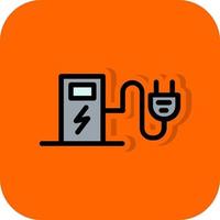 Charging Station Vector Icon Design