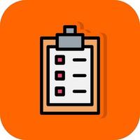 Clipboard List Vector Icon Design