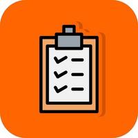 Clipboard Check Vector Icon Design