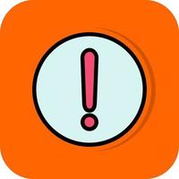 Exclamation Circle Vector Icon Design