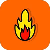 Burn Vector Icon Design