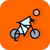 Biking Vector Icon Design