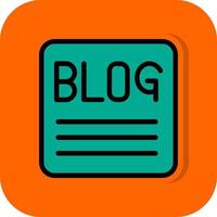 Blog Vector Icon Design