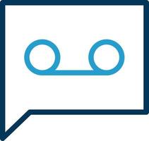 Voicemail Vector Icon Design