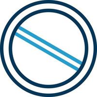 Slash Vector Icon Design