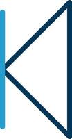 Skip Vector Icon Design