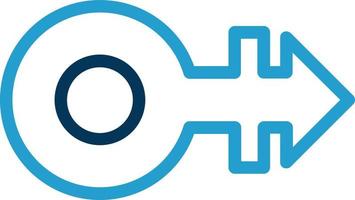 Mars Stroke H Vector Icon Design