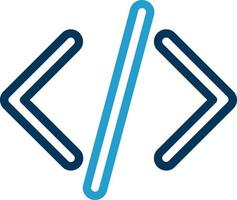 Code Vector Icon Design