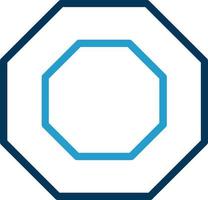 Octagon Vector Icon Design