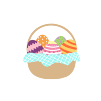 Easter Eggs Basket png