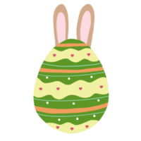 Easter Eggs With Ears Rabbit png