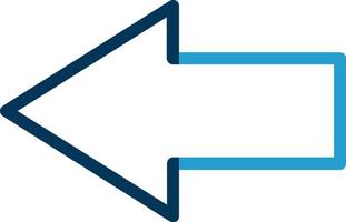Left Vector Icon Design