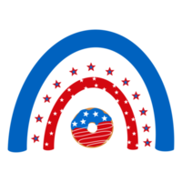 American Donut Rainbow png